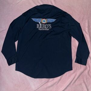 Vintage Dickies Navy Blue BYRD’s Restoration Shirt